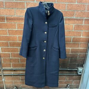 Omniform Pan American Airways Vintage Navy Blue Wool Flight Attendant Overcoat